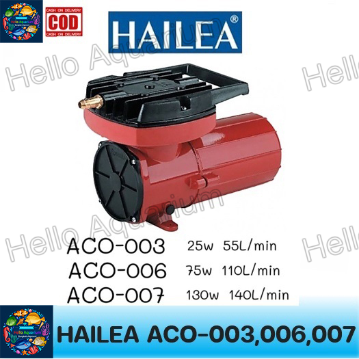 อาหารและอุปกรณ์สัตว์เลี้ยง Hailea ปั้มอ็อกซิเจน ปั๊มลมลูกสูบ ปั๊มลมต่อแบตเตอรี่ 12V ปั๊มลม DC ต่อกับแบตเตอรี่รถยนต์ สำรองไฟ ราคา 799 บาท*ส่งฟรี