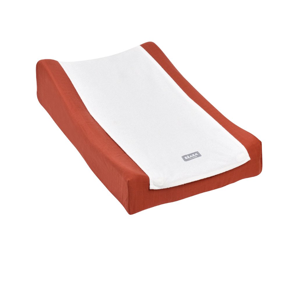 BEABA SOFALANGE Changing Mat with Removable Terry Towel Fitted Sheet - Brick ราคา 8,080 บาท*ส่งฟรี