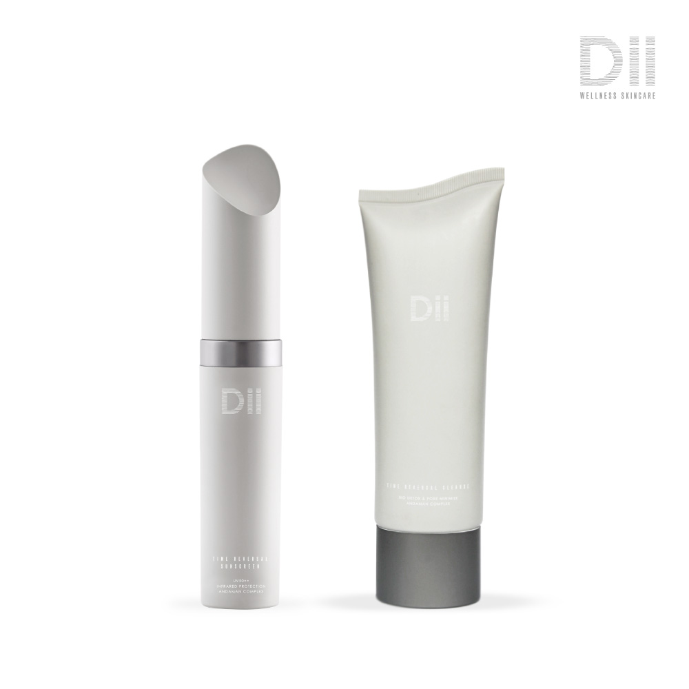 Dii Best Seller DUO Set :  Time Reversal Sunscreen & Time Reversal Cleanse