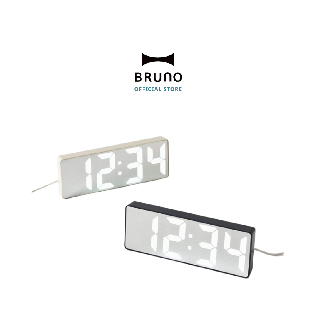 BRUNO LED Mirror Clock BCA025 ราคา 1,192 บาท*ส่งฟรี