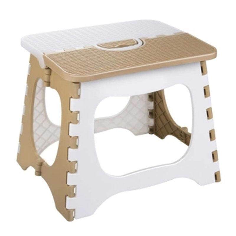  Plastic Folding Stool Thickening Chair Portable Home Furniture Children Convenient Dining Stool