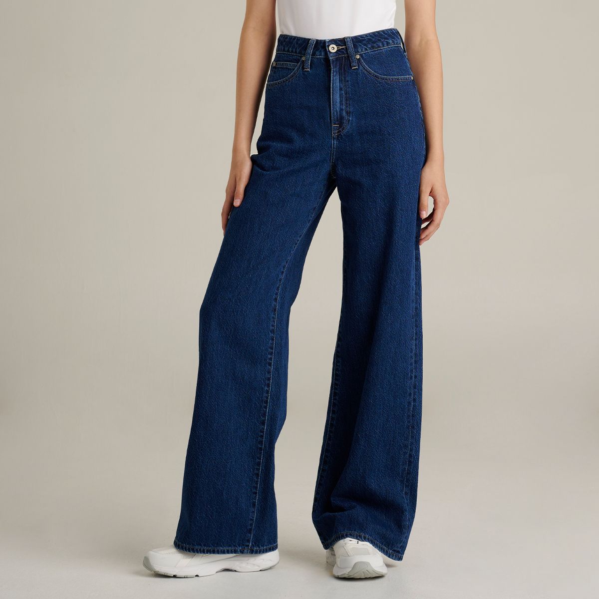Mc Jeans (Mc Jeans) Women's Jeans Wide-Leg Jeans, Mid-Waist, Wide Legs Jeans, Available in 2 Colors, Mfwz263 ราคา 2,036 บาท*ส่งฟรี