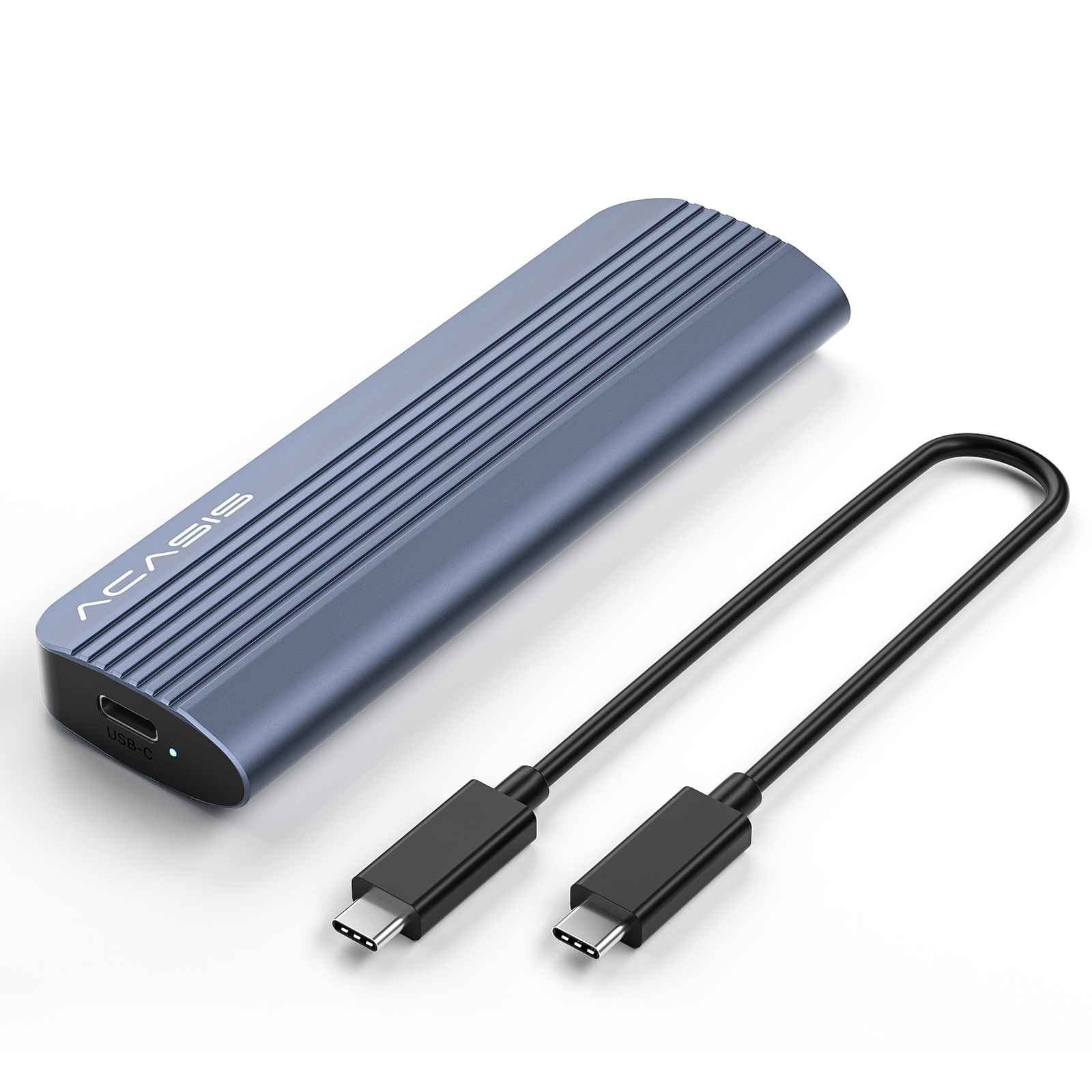 Acasis M.2 NVMe/SATA SSD Enclosure | 10Gbps USB-C Tool-Free & Auto-Sleep | Data Recovery Kit for 2230/2280 Drives | Thermal Control for Mac/Windows/Linux ราคา 588 บาท*ส่งฟรี