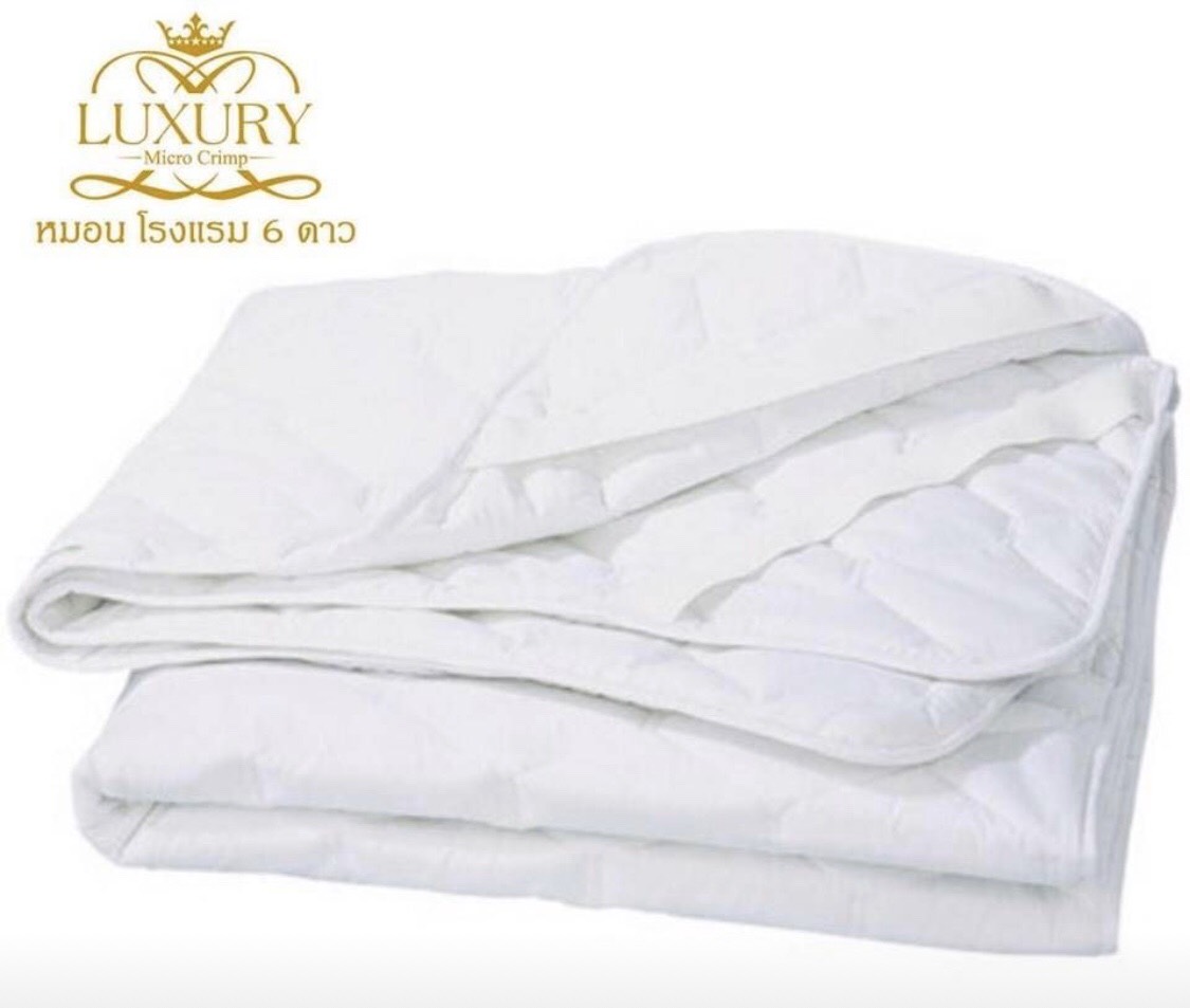 ผ้ารองกันเปื้อนที่นอน (ยางรัด) Luxury หมอนโรงแรม 6 ดาว จัดส่งฟรี !! ราคา 1,190 บาท*ส่งฟรี
