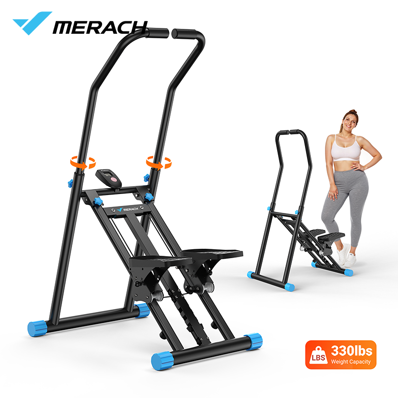 Merach Home Stair Machine Home Stair Climbing Machine, Foldable Stepper Climbing Machine, Walking Pad, Elliptical Machine Exercise Equipment Home Exercise Equipment Gym Climbing Machine Home Stair Climber, Elliptical Walker, Fitness Equipment ราคา 2,060 บาท*ส่งฟรี