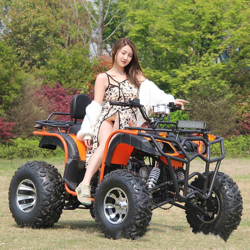 มอเตอร์ไซค์ชายหาดบนภูเขาแบบออฟโรดสี่ล้อ ป้องกันการสั่นสะเทือน Big Bull ATV รถจักรยานยนต์ภูเขาสี่ล้อออฟโรดรถ ATV ทุกพื้นที่ความจุ 150cc ราคา 59,999 บาท*ส่งฟรี