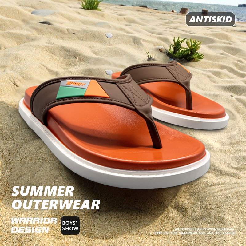 กันลื่นและกันน้ำ เหมาะสำหรับเทศกาลสงกรานต์ รองเท้าแตะชายหาดรองเท้าแตะชายหาดทรายสวมใส่สบายนอกฤดูร้อน 2025 รองเท้าไปทะเล  ราคา 80 บาท*ส่งฟรี