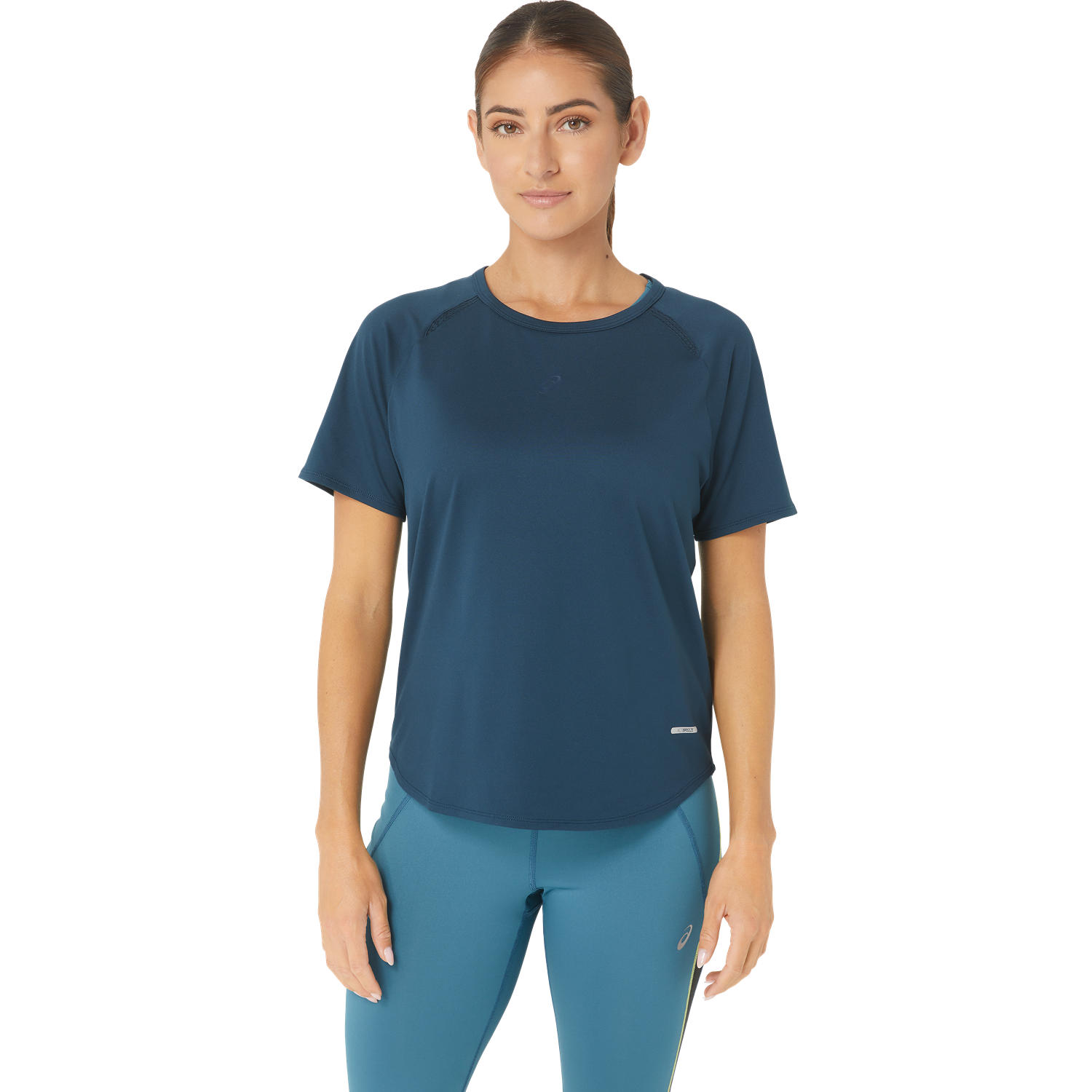 ASICS : WOMEN ACTIBREEZE SHORT SLEEVE TOP WOMEN TRAINING เสื้อ ผู้หญิง เสื้อ เสื้อคอกลม ของแท้ FRENCH BLUE ราคา 860 บาท*ส่งฟรี