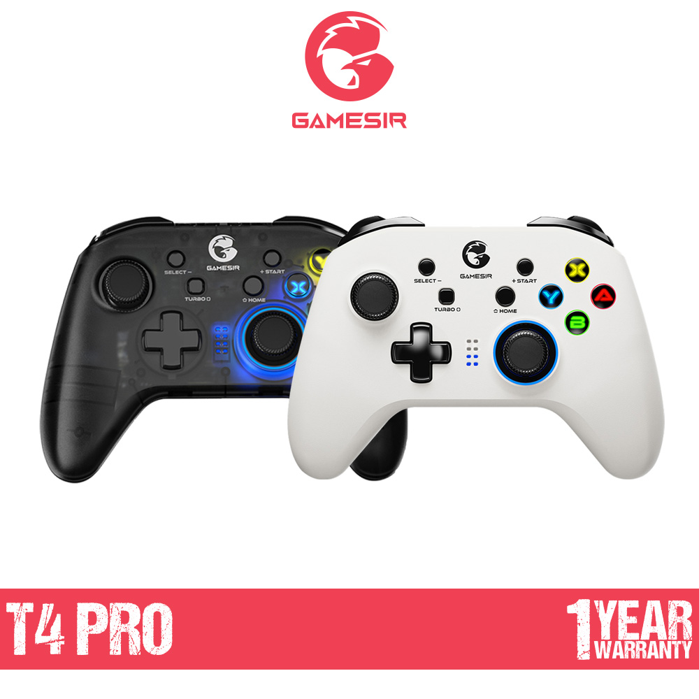 GameSir T4 PRO Muti-Platform Wireless Gaming Controller จอยเกม จอยเกมส์ จอยเกมบลูทูธ จอยเกมไร้สาย จอยเกมมีสาย ใช้ได้หลากหลายแพลตฟอร์ม ราคา 1,600 บาท*ส่งฟรี