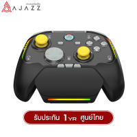 จอยเกมมิ่งพร้อมแท่นชาร์จ Ajazz GP100 NS SET Wireless Charging Dock Tri-Mod RGB Joystick รับประกัน 1 ปี
