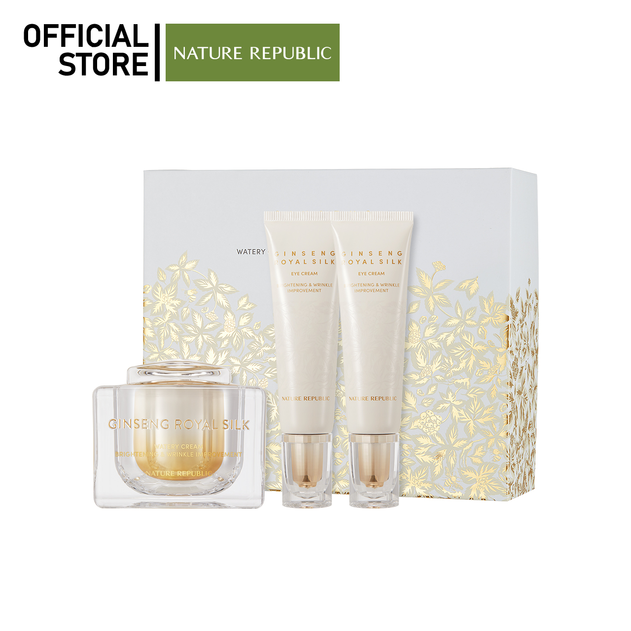 (Limited Edition) GINSENG ROYAL SILK WATERY CREAM WITH EYE CREAM SPECIAL SET (60ml+30mlx2) ราคา 2,990 บาท*ส่งฟรี