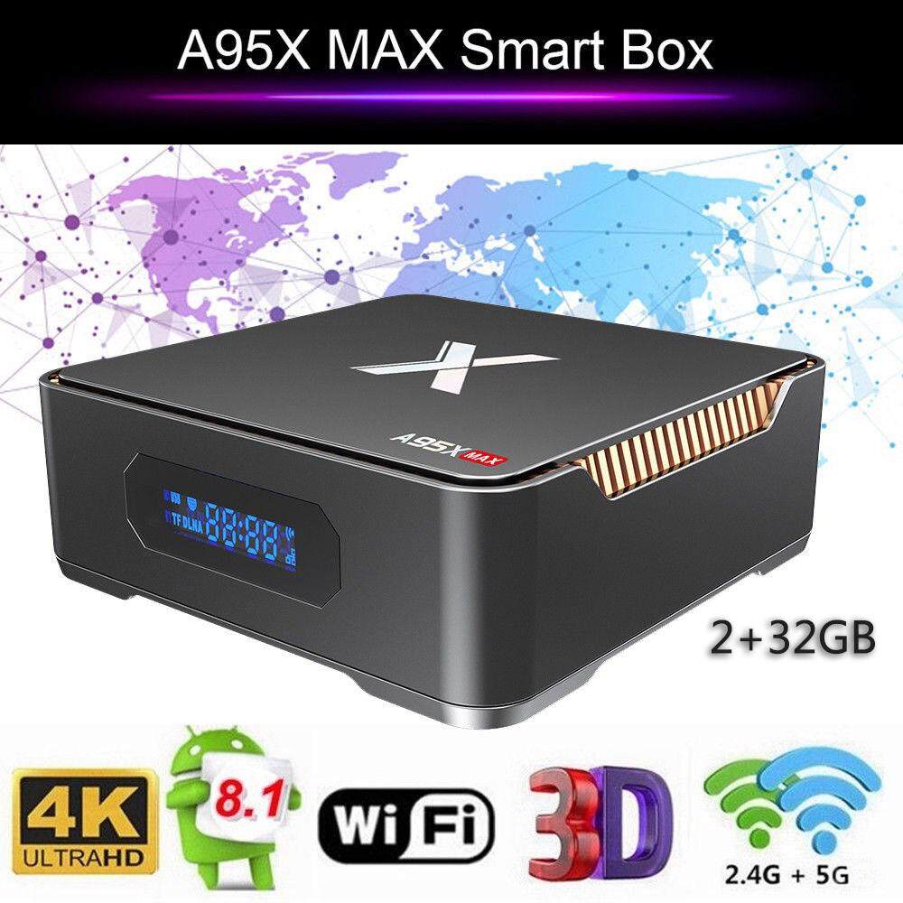  ตรัง A95X MAX X2 Android Box แรม 2GB ddr4 / พื้นที่เก็บข้อมูล 32GB Android 8.1