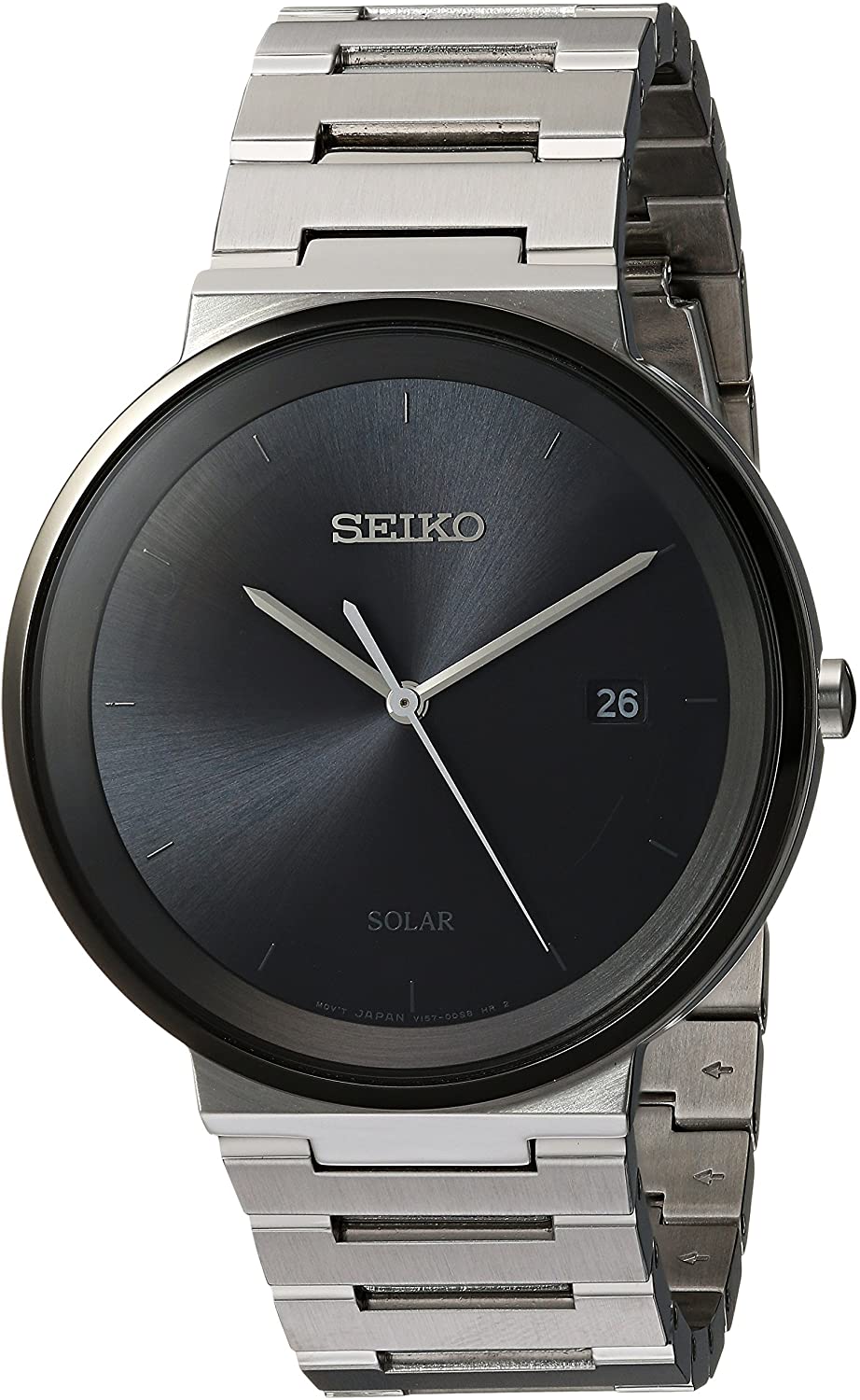 Đồng hồ Seiko cổ sẵn sàng (SEIKO SNE479 Watch) Seiko Dress Japanese-Quartz  Watch with Stainless-Steel Strap, Silver, 20 (Model: SNE479) [Hộp & Sách  hướng dẫn của Nhà sản xuất + Người bán