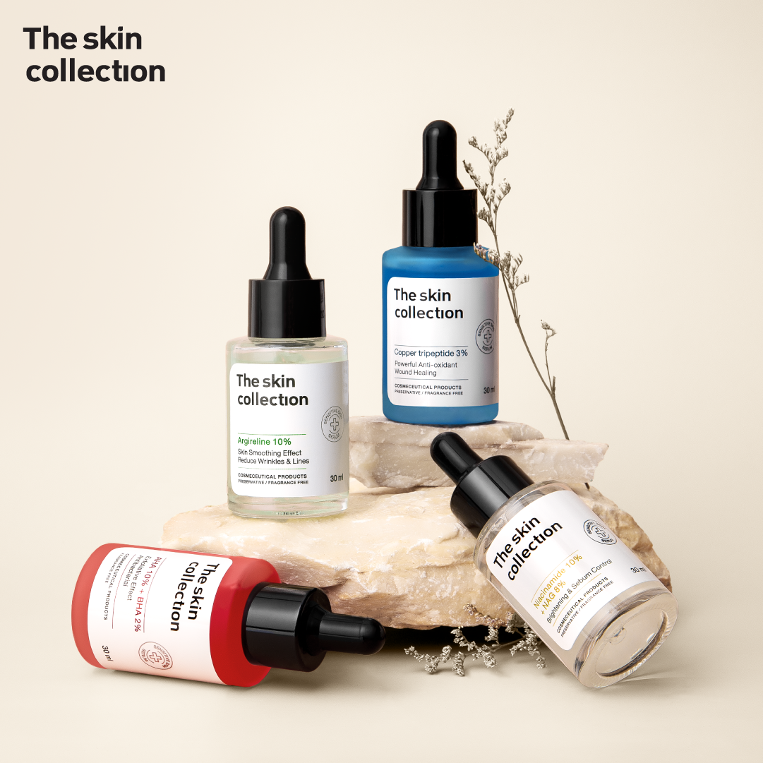 ชุดเซรั่ม 4 สูตร แก้ปัญหาผิวได้อย่างตรงจุด ตอบโจทย์ทุกปัญหาผิว The Skin Collection Serum Special Set ซื้อเป็นเซตถูกกว่า!