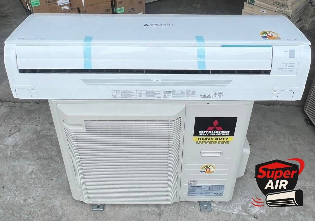(แอร์มือสอง) mitsubishi heavy duty ขนาด 30,700 BTU ระบบ Inverter ปี 2024 Fuyu Series รุ่น SRK90YA-W1 ราคา 34,000 บาท*ส่งฟรี