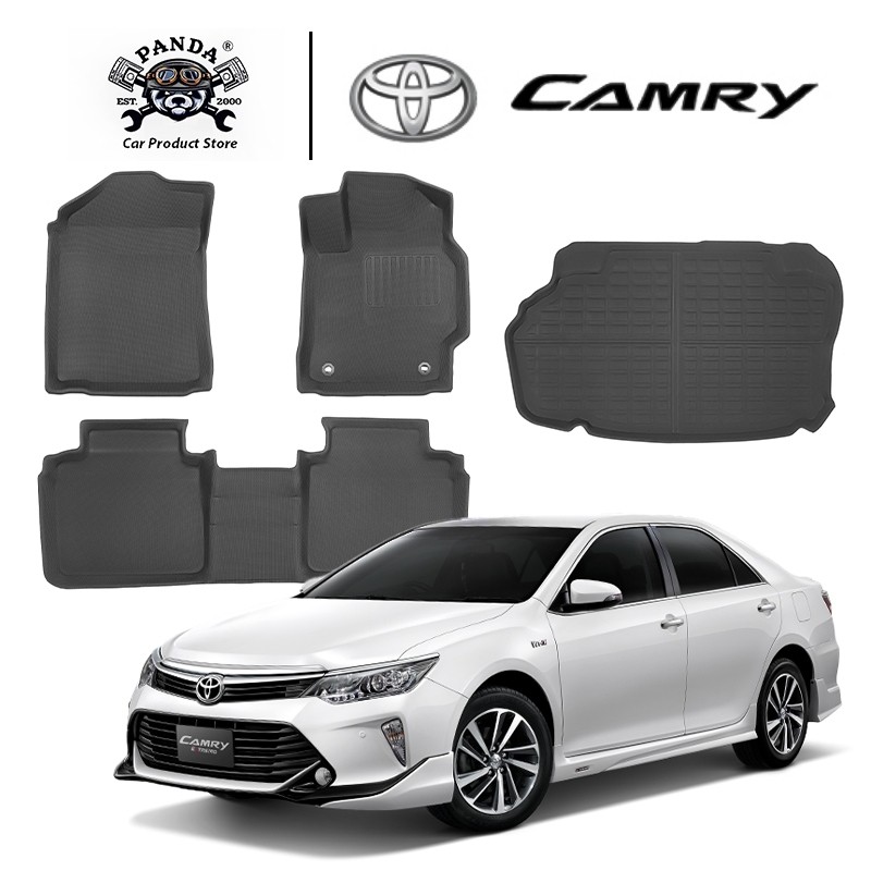 [Panda] Car Floor Mats for Toyota Camry [2012 - 2017] Car Carpets, Carpets Made from Environmentally Friendly Xpe Material, Durable and Anti-Slip. ราคา 2,499 บาท*ส่งฟรี