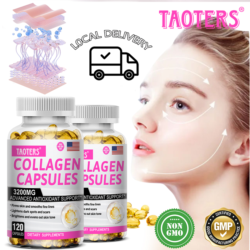 Glutathione, collagen capsule, anti-aging, whitening, vitamin dietary supplement ราคา 132 บาท*ส่งฟรี