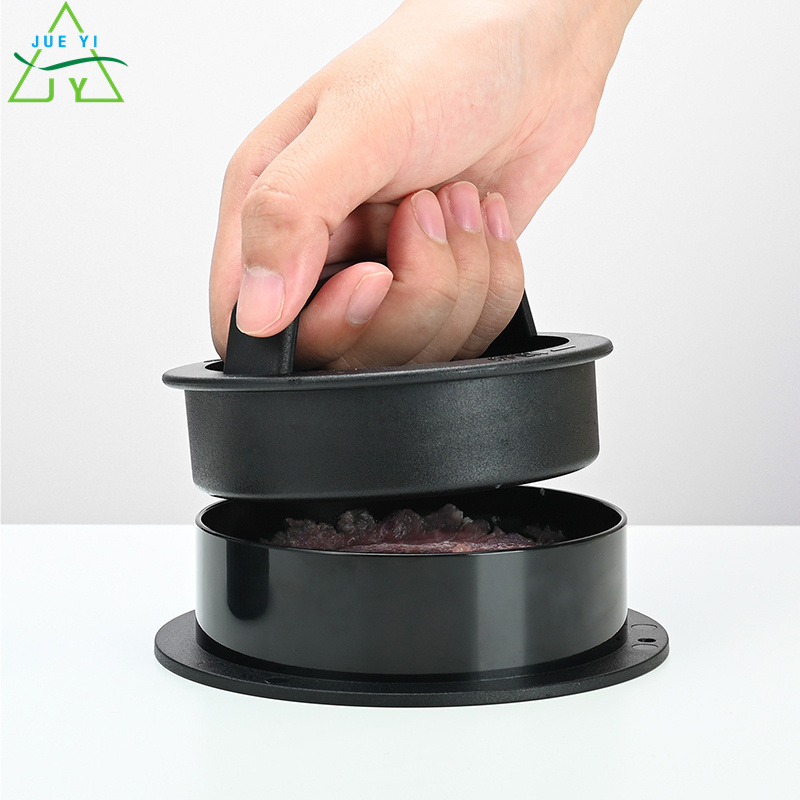 KS Hamburger press mold filling model made hand, mix style plastic hamburger meat press tools ราคา 80 บาท*ส่งฟรี