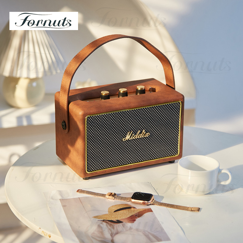 Fornuts M5 Bluetooth speaker Retro wood INS speaker High value Holiday gift ราคา 2,190 บาท*ส่งฟรี