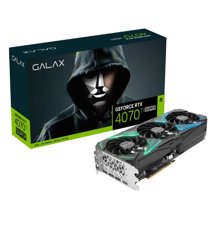 VGA (การ์ดแสดงผล) GALAX GEFORCE RTX 4070 TI SUPER SG 1-CLICK OC - 16GB GDDR6X ราคา 38,350 บาท*ส่งฟรี