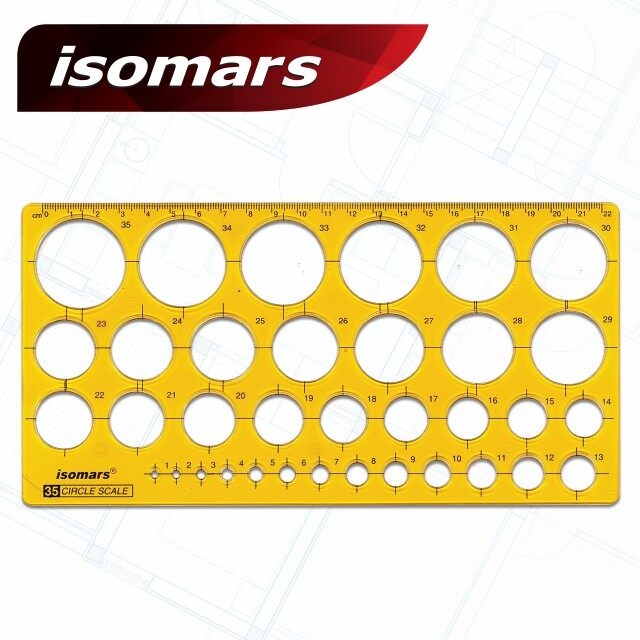 มุมมองเพิ่มเติมของสินค้า อุปกรณ์เขียนแบบ ISOMARS แผ่นเพรทเขียนแบบ ไม้ฉาก และแผ่นกันลบ