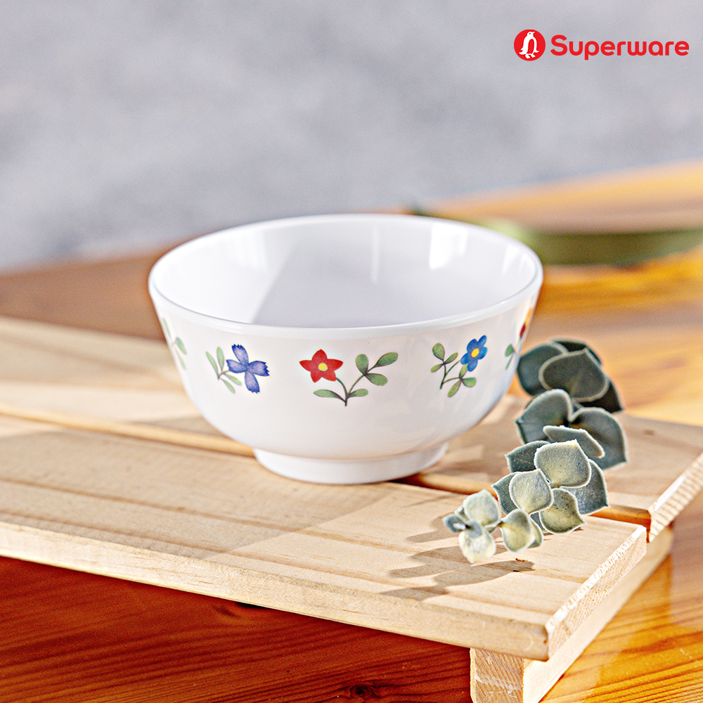 Srithai superware 4.5 "Glico Teenie restaurant Melamine Cup plate-bowl ราคา 45 บาท*ส่งฟรี