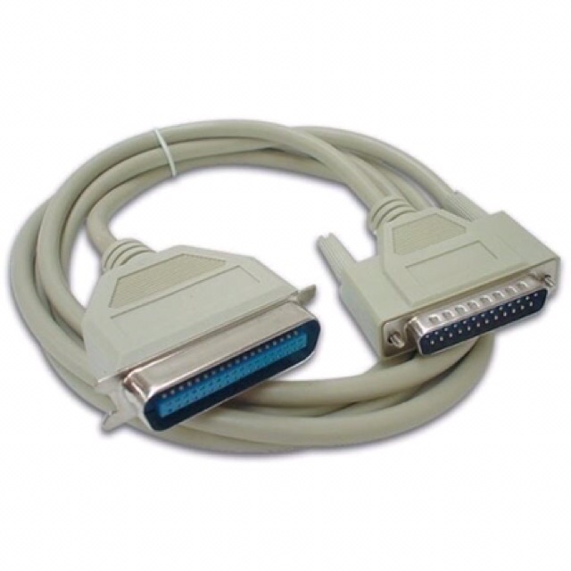 สายเครื่องพิมพ์ สายพาราเรียล Cable Parallel Printer สายใหญ่ DB25 PRNTER CABLE