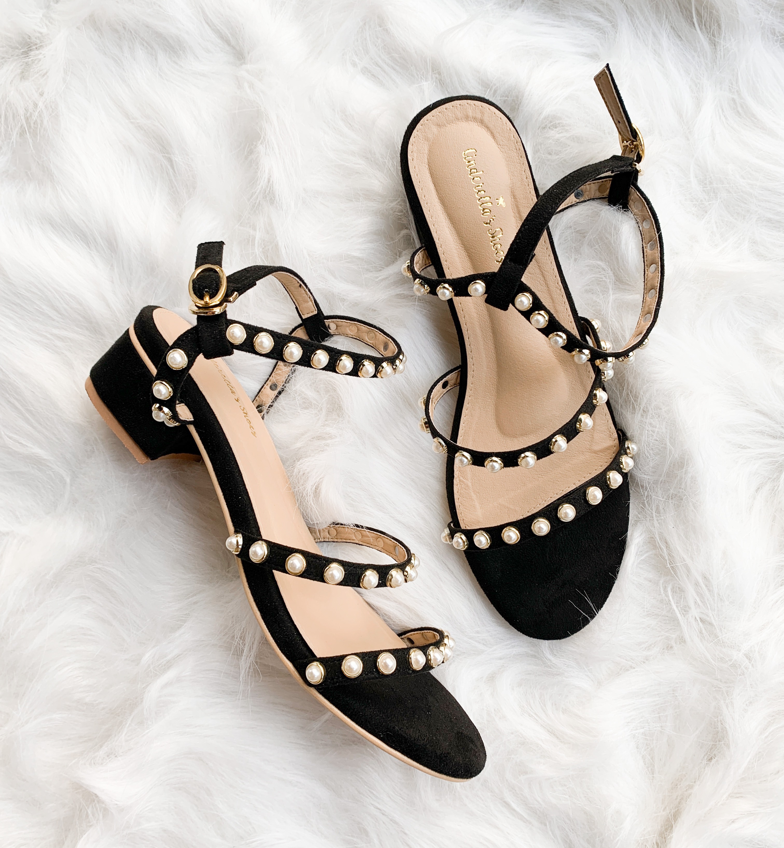 Cinderellashoes - รองเท้าแตะรัดส้น KEIRA Pearl Sandal
