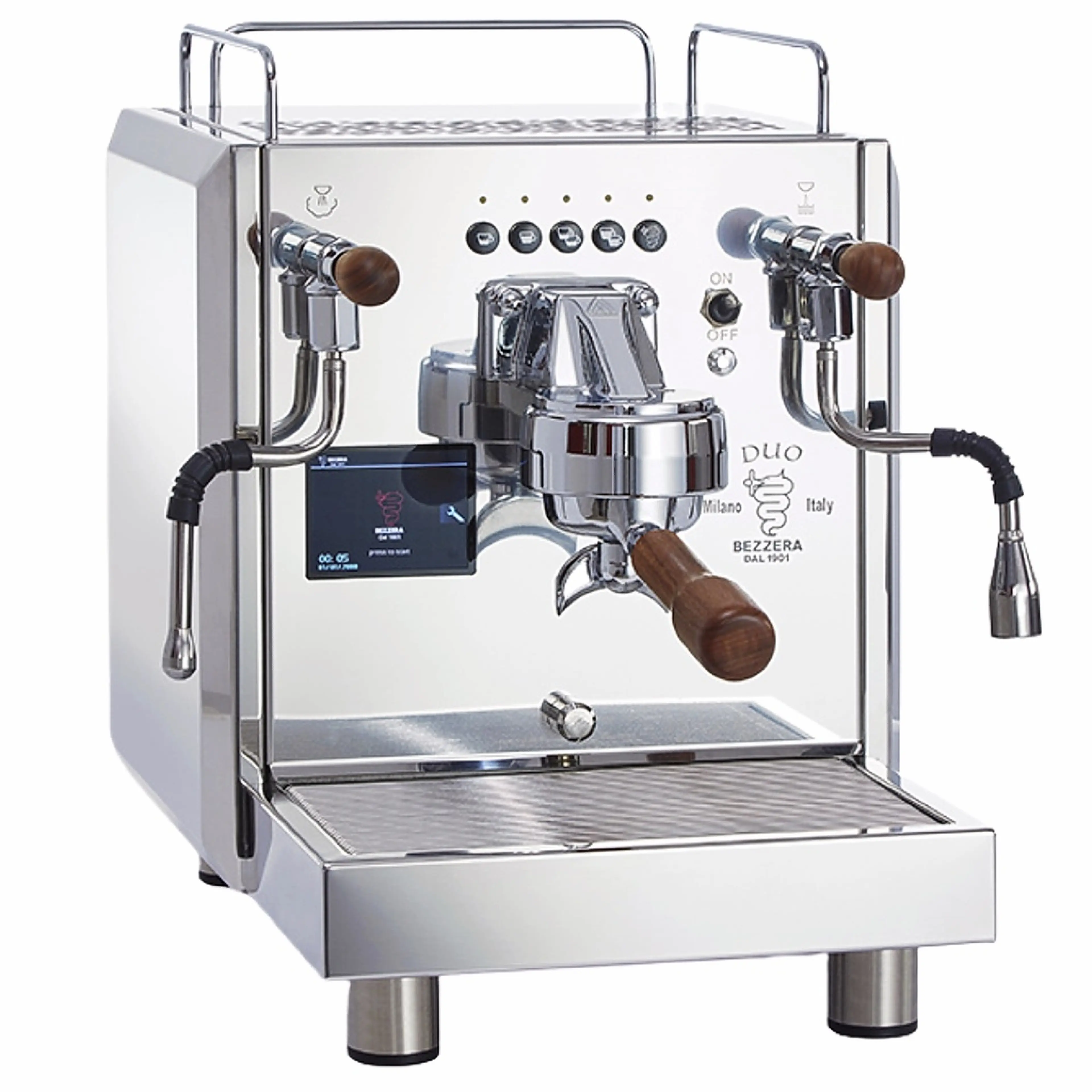 Bezzera Duo De/Mn Espresso Machine, Two Boilers, Top Model, Duo De/Mn Dual Boiler Espresso Machine