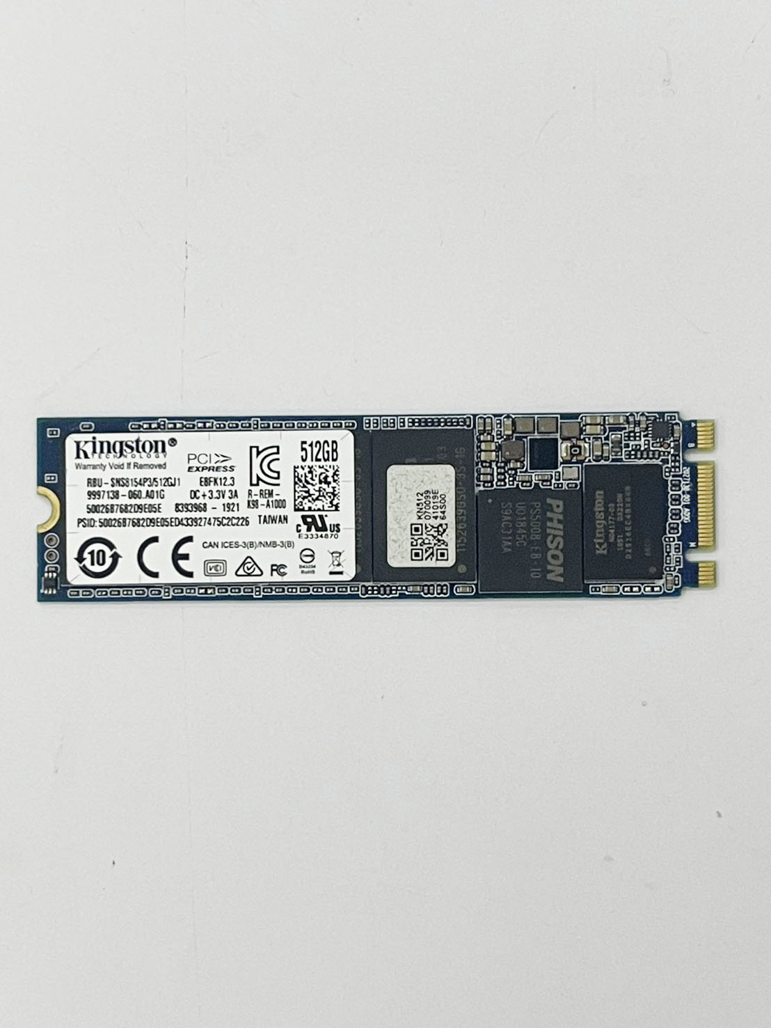 Kingston 512 Gb M.2 Pcie Gen 3 Nvme Ssd Drive Acer Rbu-Sns8154P3-512Gj1 Removed from the Device, Works Well, Great Price. - ยี่ห้อ Kingston ราคา 2,500 บาท*ส่งฟรี