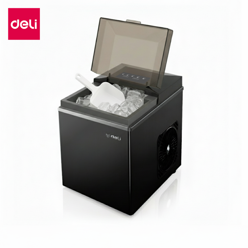 Deli Ice Maker Ice Cube Maker Automatic System, Capacity 1.5 Liters, 110W 120W Ice Make ราคา 2,599 บาท*ส่งฟรี