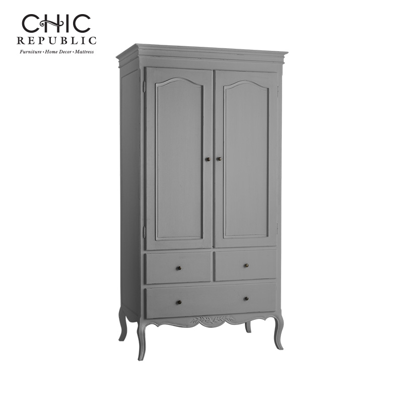 Chic Republic ตู้เสื้อผ้า 2 บานเปิดและ 3 ลิ้นชัก รุ่น SARITA/2 ราคา 39,900 บาท*ส่งฟรี