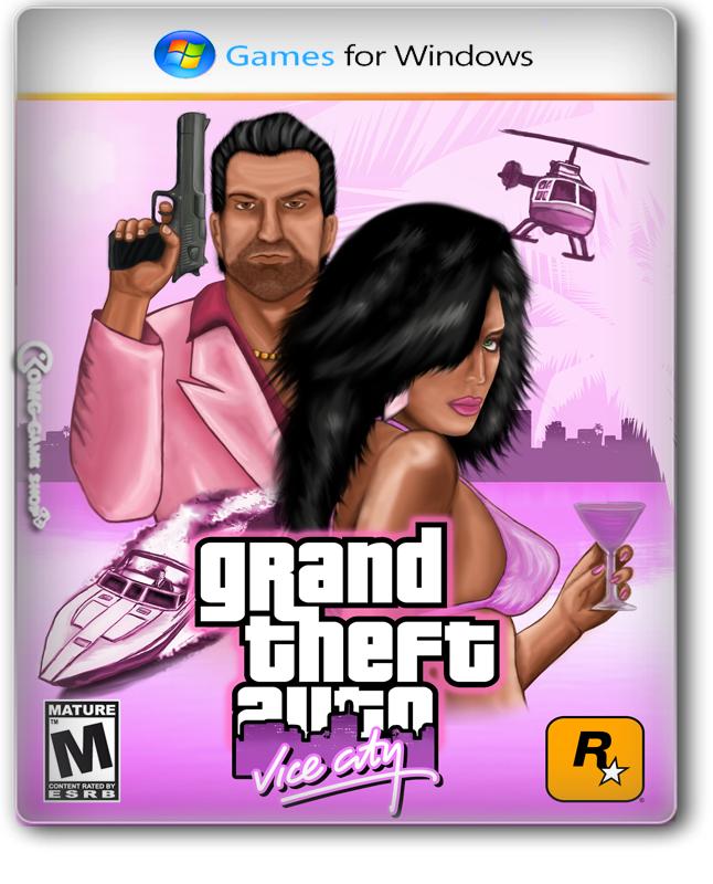 แผ่นเกม PC Game - Grand Theft Auto Vice City เกมคอมพิวเตอร์