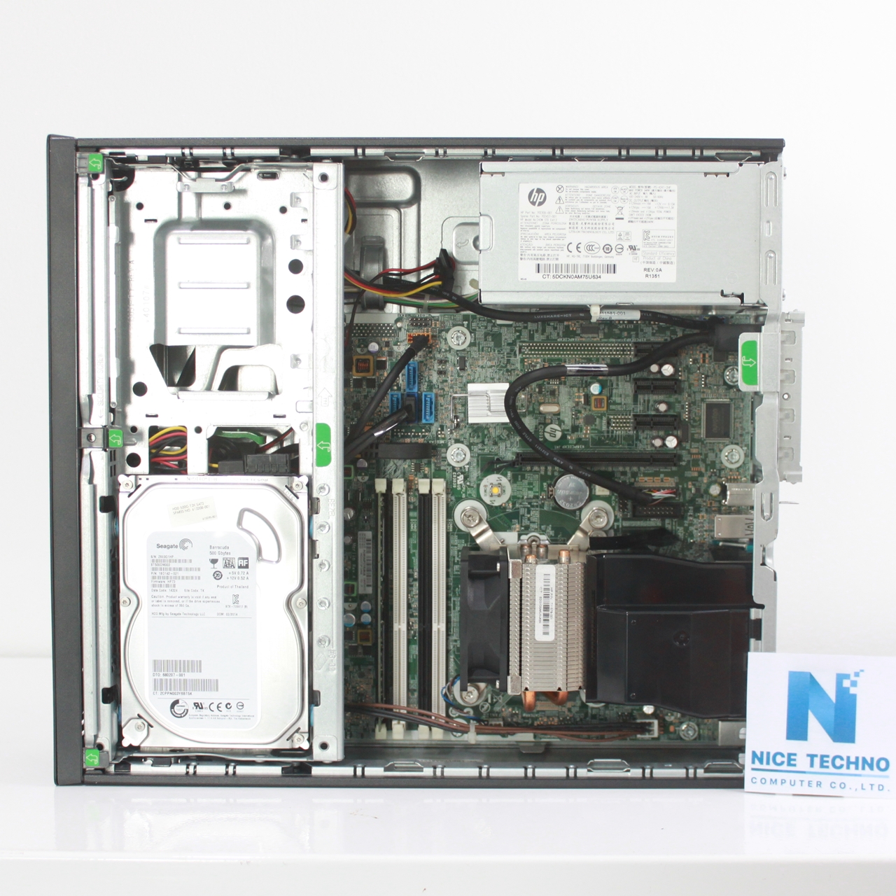 ภาพประกอบของ HP Prodesk 600 G1 SFF Core i5-4670 3.4 GHz/ RAM DDR3 4 GB/ HDD 500 GB/ License Win 8.1 Pro (Up to Win 10 Pro)