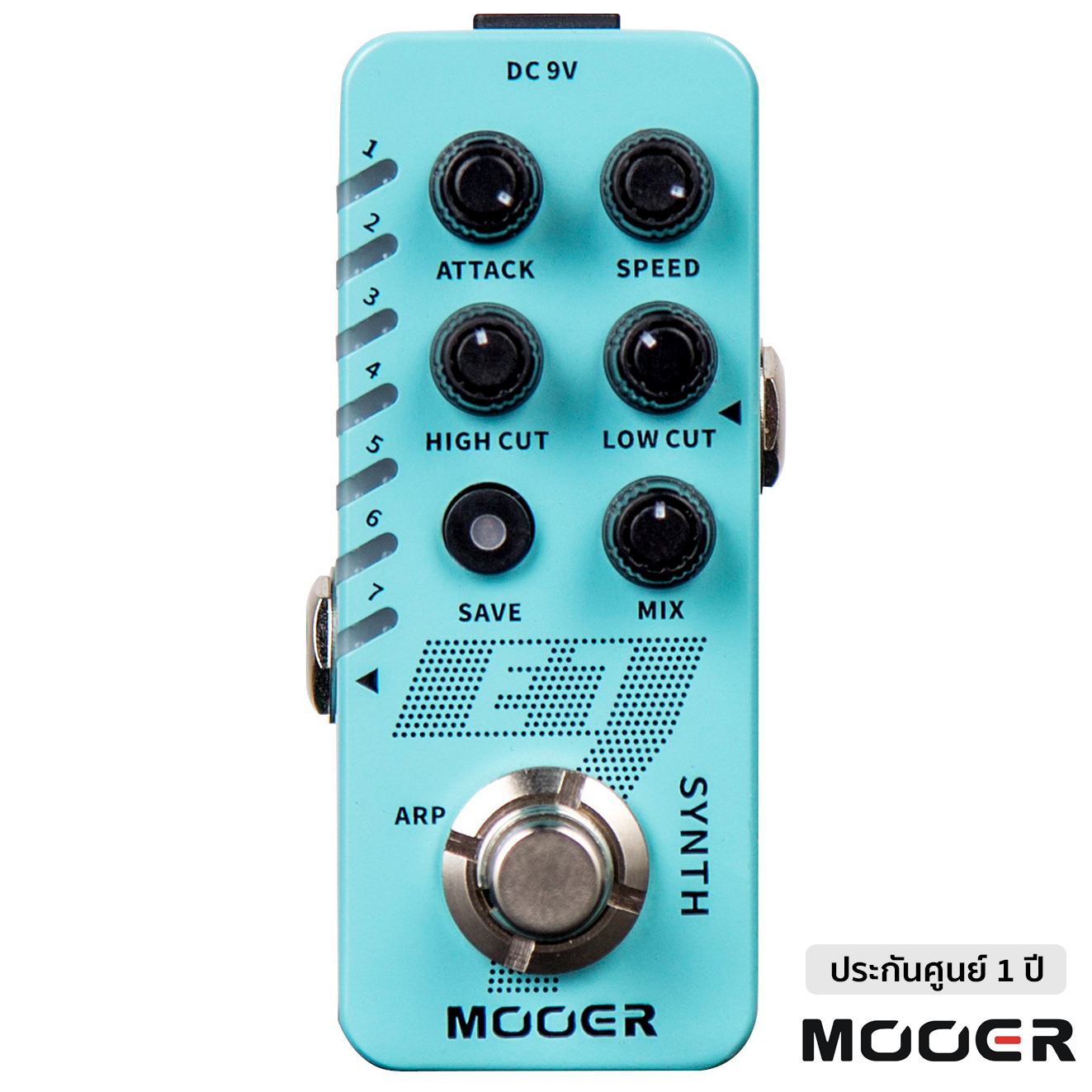 Mooer® E7 Polyphonic Guitar Synth Guitar Effect Pedal ** 1 Year Warranty ** ราคา 3,487 บาท*ส่งฟรี