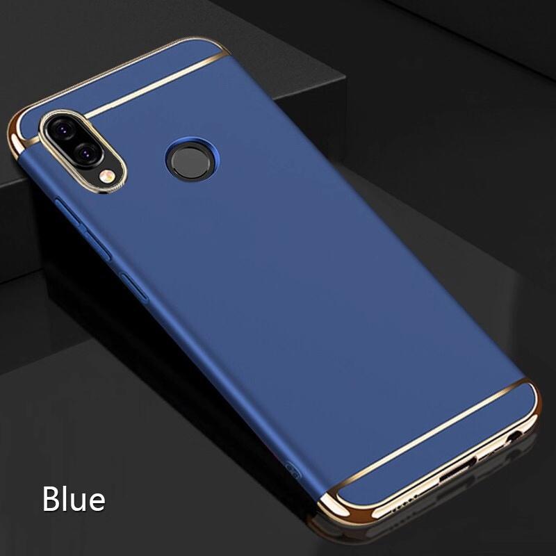 Case for Vivo Y91 Y91i Y95 เคสโทรศัพท์วีโว่ เคสประกบหัวท้าย เคสประกบ3ชิ้น เคสหัวท้าย เคสกันกระแทก แบบไม่หนา สีเมทัลลิค หัวท้าย