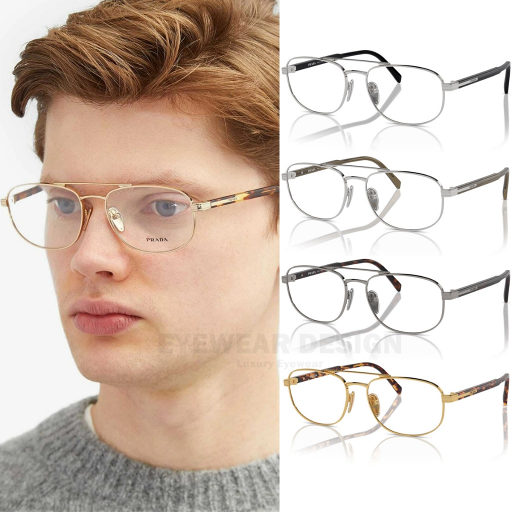 แว่นตาแฟชั่น แว่นสายตา Prada PRA56V ของแท้ 100% พร้อมอุปกรณ์