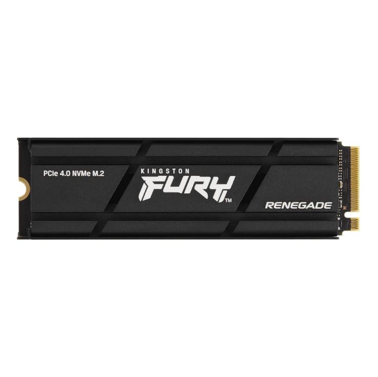 4 TB SSD (เอสเอสดี) KINGSTON FURY RENEGADE WITH HEATSINK - PCIe 4x4/NVMe M.2 2280 (SFYRDK/4000G) ราคา 17,220 บาท*ส่งฟรี