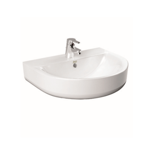 Global House American Standard อ่างล้างหน้าแบบแขวน **ไม่รวมก๊อกน้ำ** รุ่น คอนเซ็ป ดี-เชป TF-0553-WT รับประกันของเเท้! ราคา 2,723 บาท*ส่งฟรี