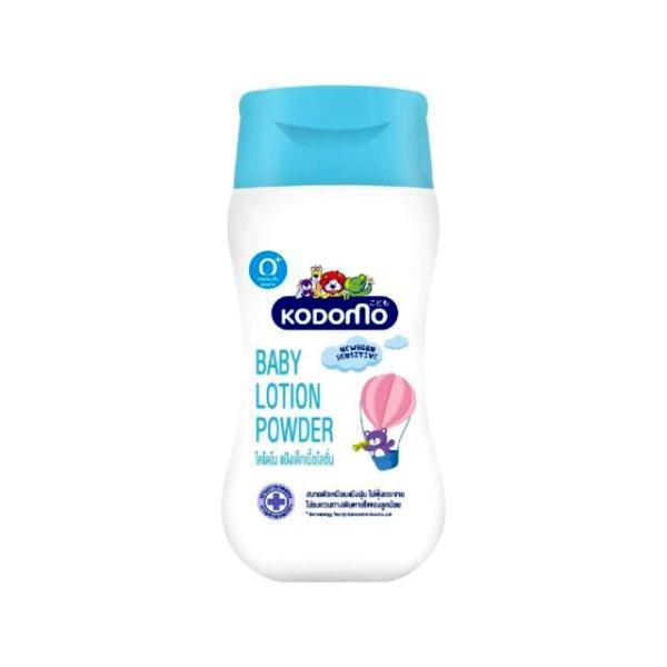Lotion-KODOMO 400ml โคโดโม แป้งเด็กเนื้อโลชั่น 400มล. Kodomo Baby Lotion Powder 400ml. (สีฟ้า Blue) ราคา 120 บาท*ส่งฟรี