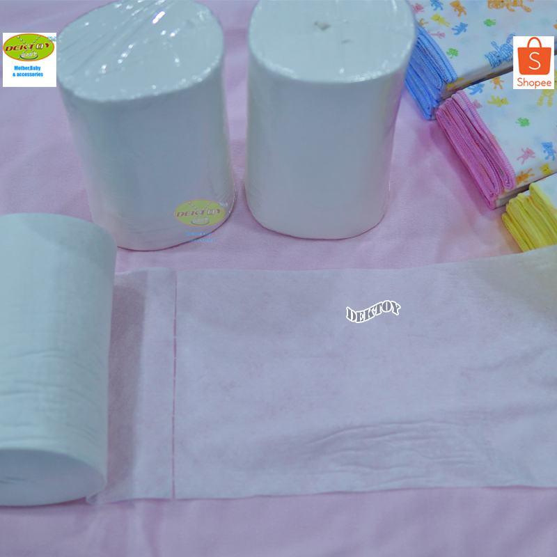 ข้อมูลประกอบของ กระดาษเยื่อไผ่รองผ้าอ้อมเด็ก(1ม้วน100 แผ่น)
