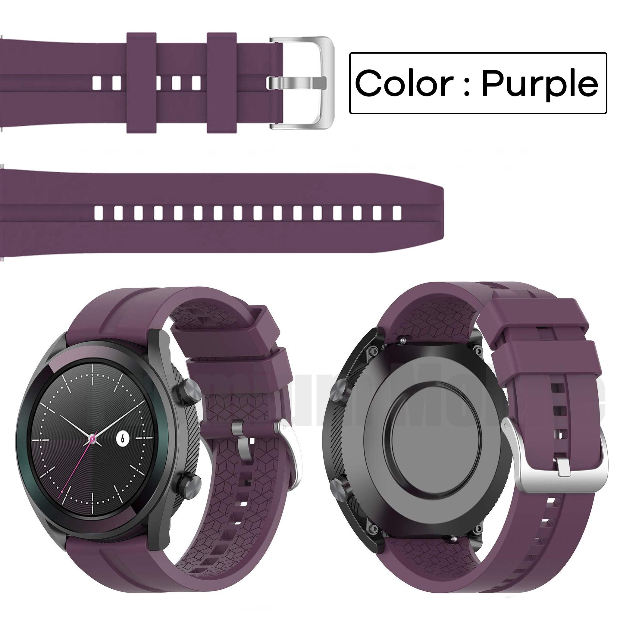 สายนาฬิกา Huawei Watch Silicone V.1 Watch Band For / GT /GT2 42 mm/46 mm สายซิลิโคนอย่างดี สวย เรียบหรู ดูดี แข็งแรง