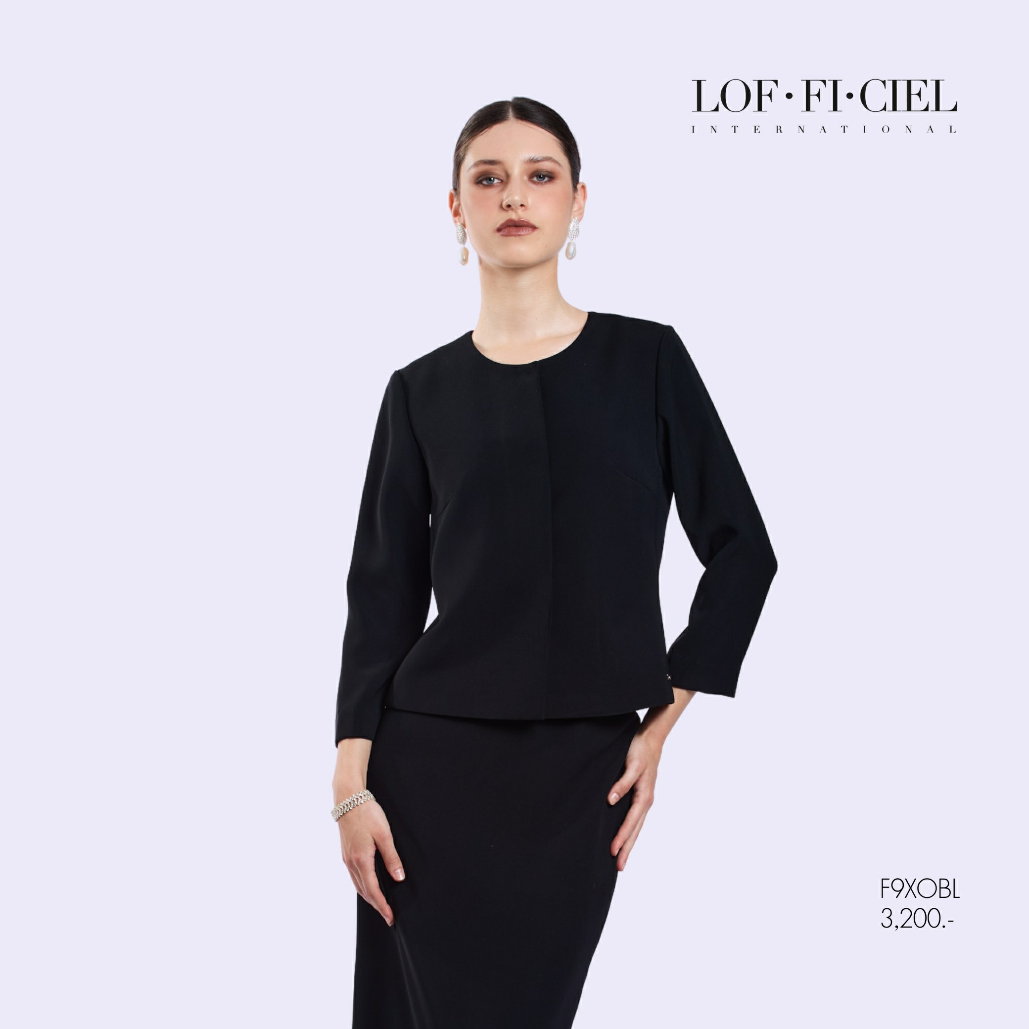 Lofficiel Jubilee Collection Women's Suits, Work Pants, Work Skirts, Black Women's Workwear, Premium Workwear ราคา 2,500 บาท*ส่งฟรี
