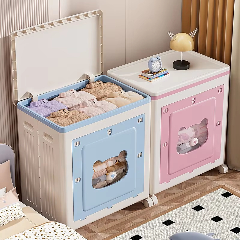 Foldable Storage Cabinet No Installation Required, Large Size, Very Large Capacity, Children's Clothing Cabinet, Storage Cabinet for Dolls, Blankets, Children's Clothes, Storage Cabinet for the Home. ราคา 695 บาท*ส่งฟรี