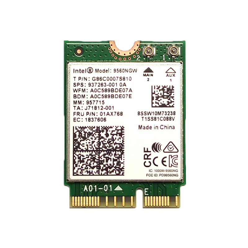 intel original AX200 / 9560 dual-band AC Gigabit wireless wifi module cnvi desktop network card Bluetooth 5
