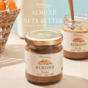 ภาพหน้าปกสินค้าเนยถั่ว Almond Butter อัลมอนด์ 100% 200g. | Paweenee’s ที่เกี่ยวข้อง