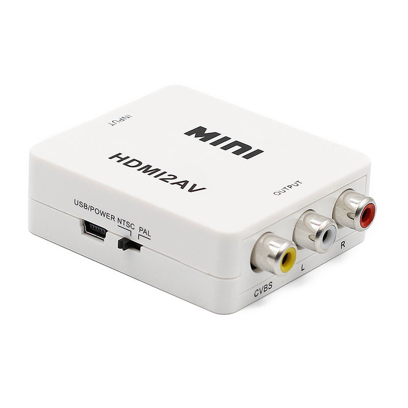 X-Tips HDMI to AV อะแดปเตอร์แปลงสัญญาณ HDMI ออก AV รองรับ PAL, NTSC ราคา 490 บาท*ส่งฟรี