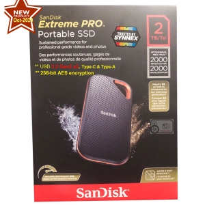 ภาพหน้าปกสินค้าSandisk Extreme PRO Portable SSD (2000MB/s) version.2 ที่เกี่ยวข้อง