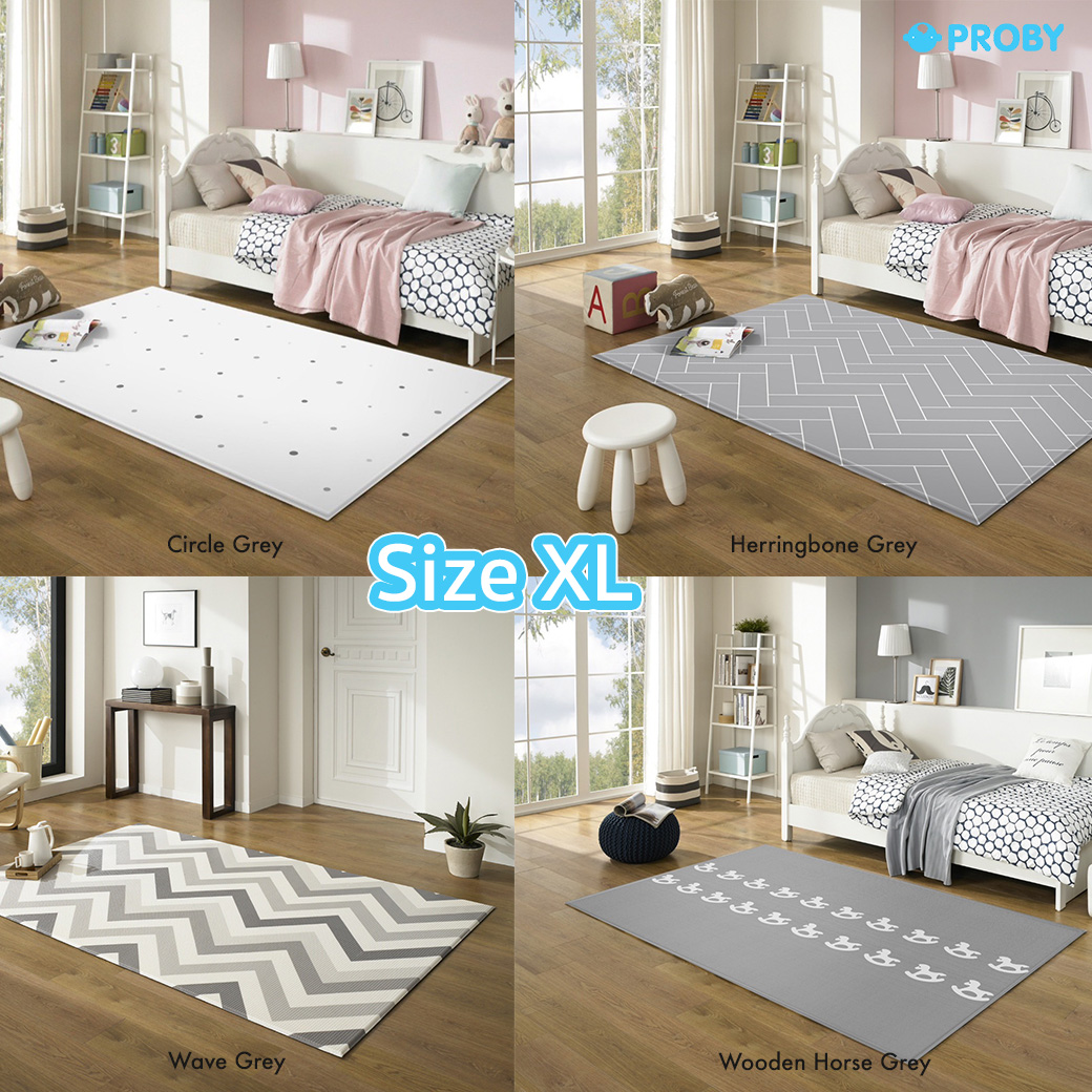 (Size XL) Proby Korean Crawling Mat, Pe Model, 180*250*1.7 Cm, 6 Feet, Premium Crawling Mat, Crawling Mat, Roll Type. ราคา 2,675 บาท*ส่งฟรี