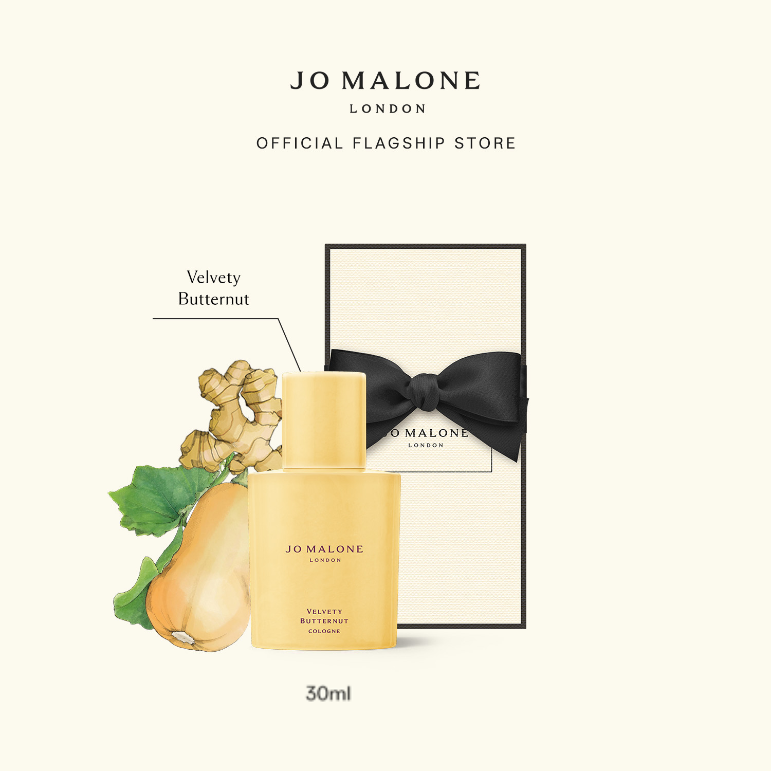 Jo Malone London Velvety Butternut Cologne 30ml • โจ มาโลน ลอนดอน น้ำหอม ราคา 3,300 บาท*ส่งฟรี